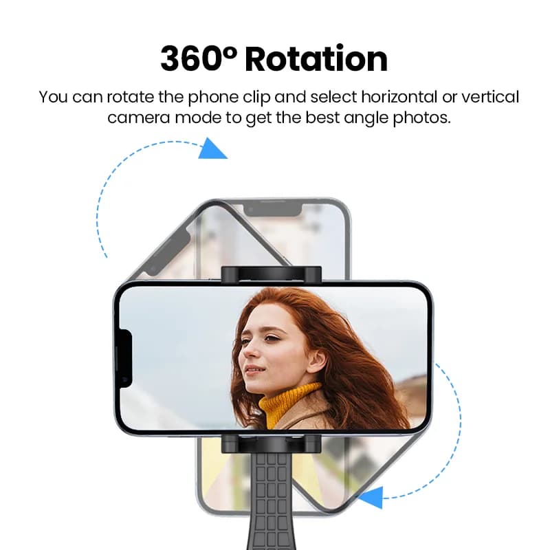 Bluetooth selfie-stick stativ med fjernbetjening