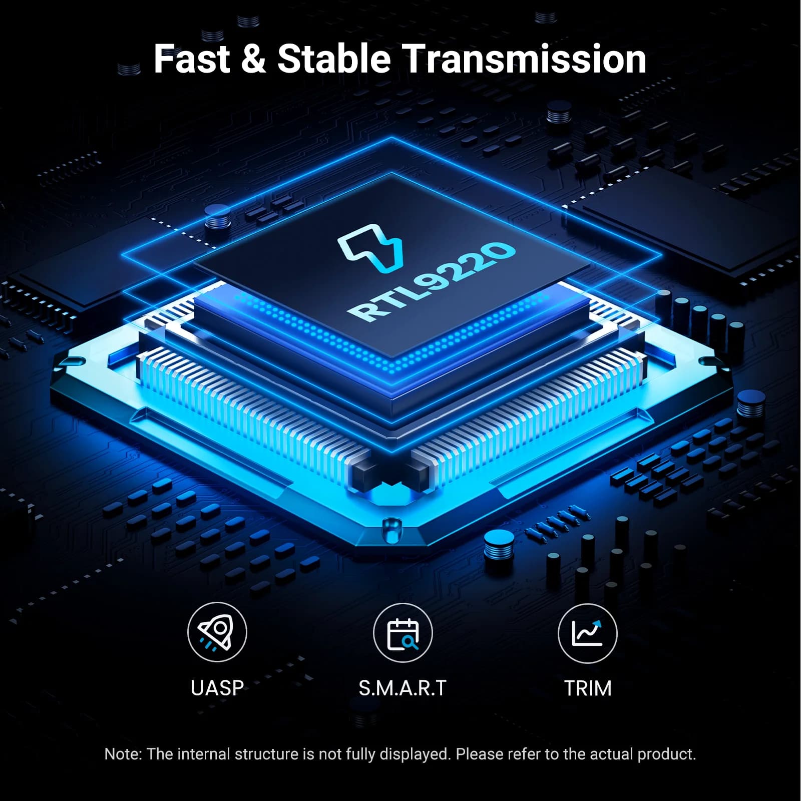 M.2 NVMe/SATA SSD-hylster, 20Gbps USB-C