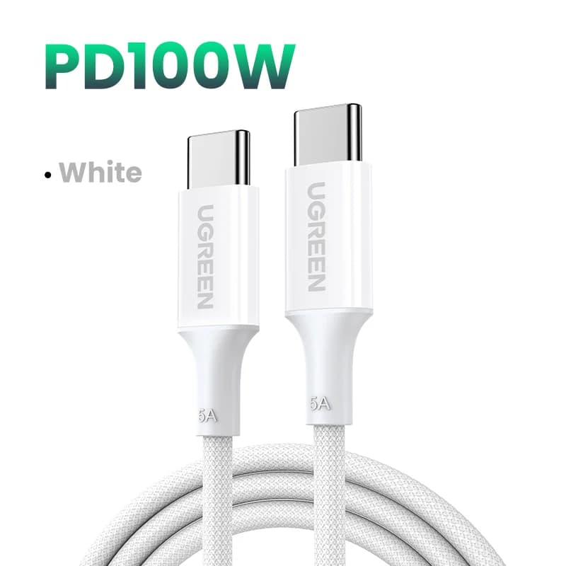 USB-C til USB-C kabel, 100W/60W PD, 0,5-3m