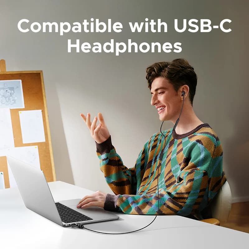 USB-A til USB-C OTG Adapter, USB 3.1, 18W