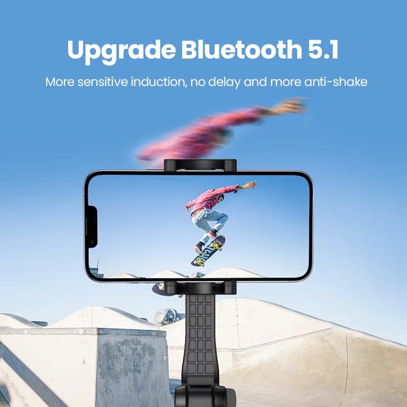 Bluetooth selfie-stick stativ med fjernbetjening