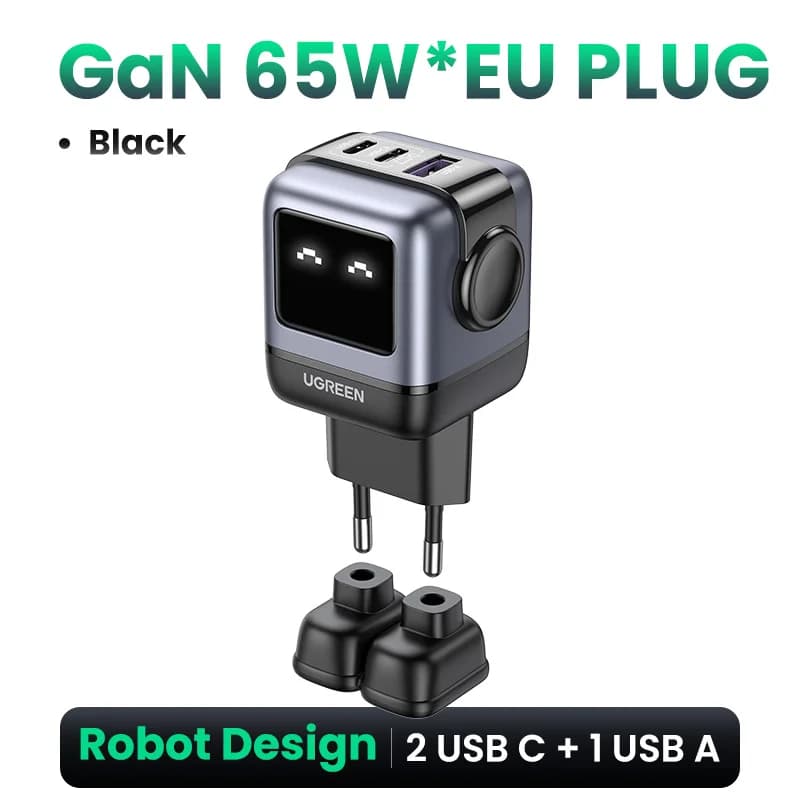 65W GaN USB-C-hurtigoplader med PPS