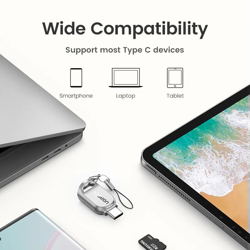 USB-C til Micro SD-kortlæser, USB 3.0 OTG