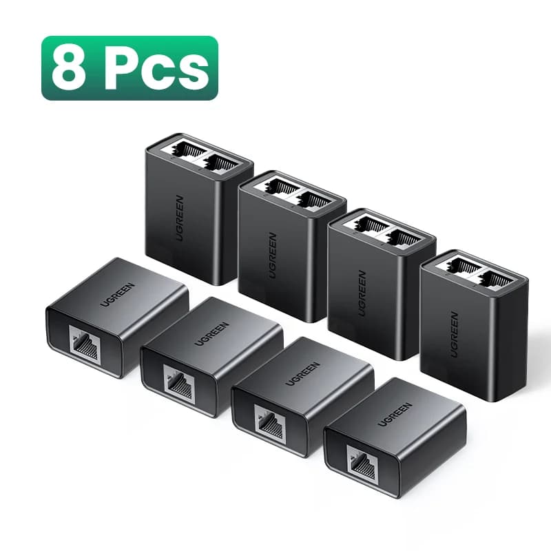 RJ45 Ethernet splitter 1 til 2 netværksadapter