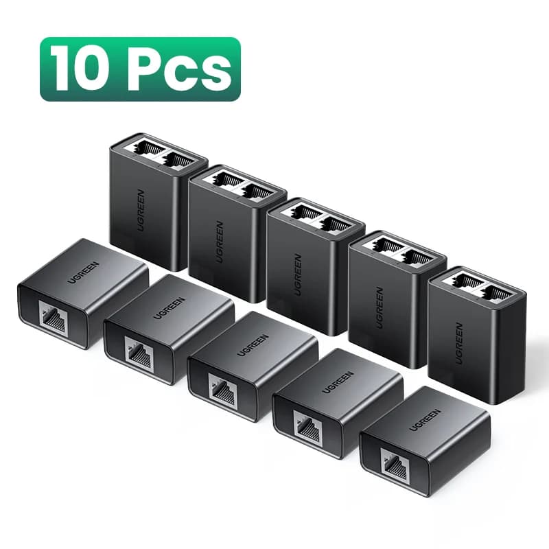 RJ45 Ethernet splitter 1 til 2 netværksadapter