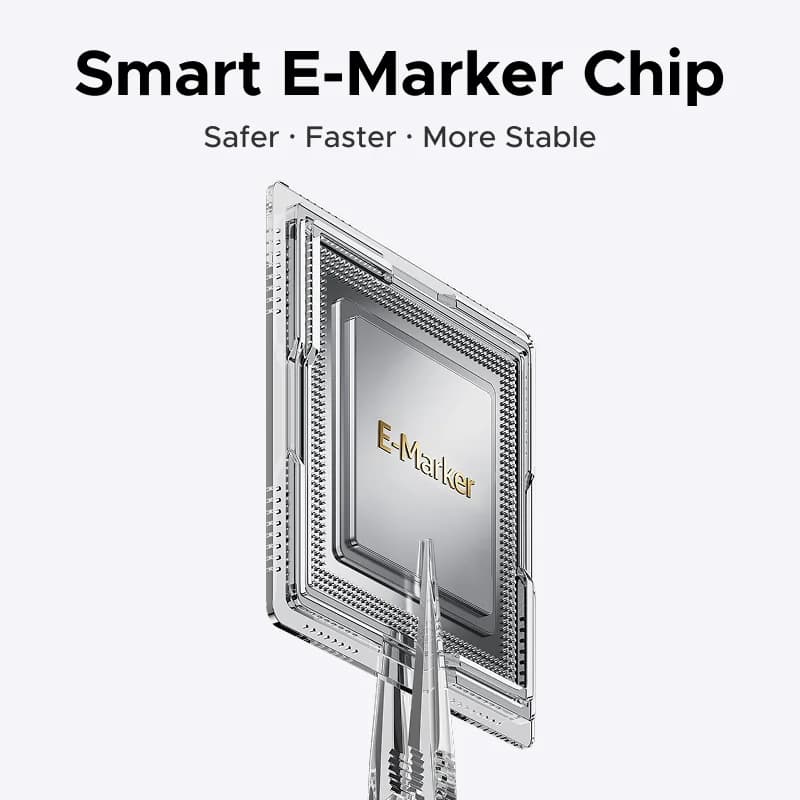 240W USB-C flettet lynoplade-kabel