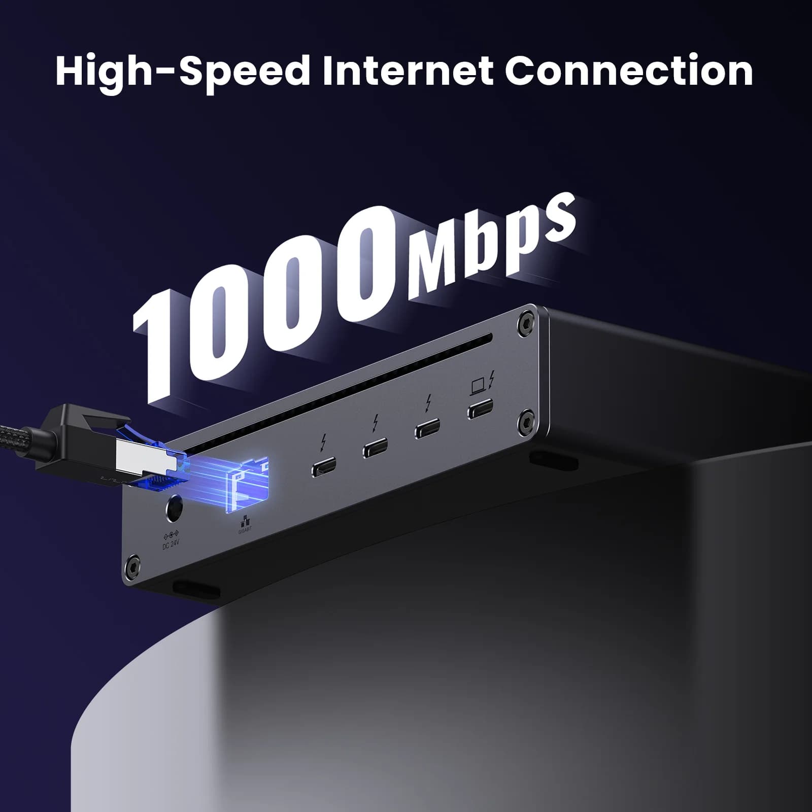 Thunderbolt 4 dockingstation 8-i-1 40Gbps
