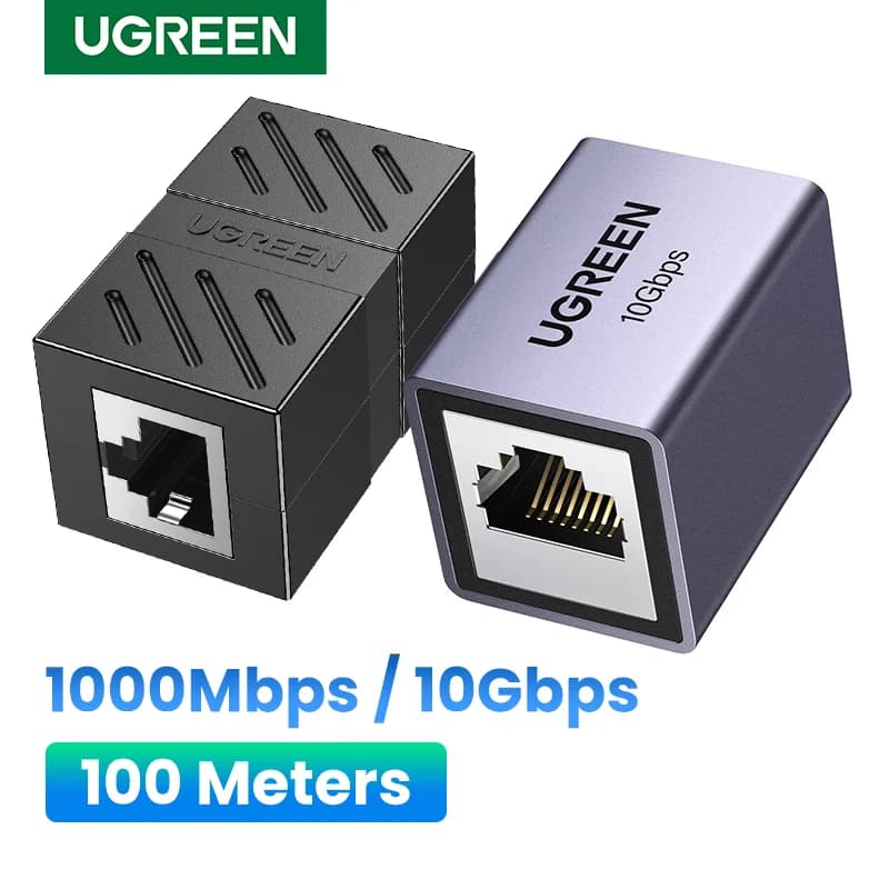 RJ45 Ethernet hun-hun koblingsadapter