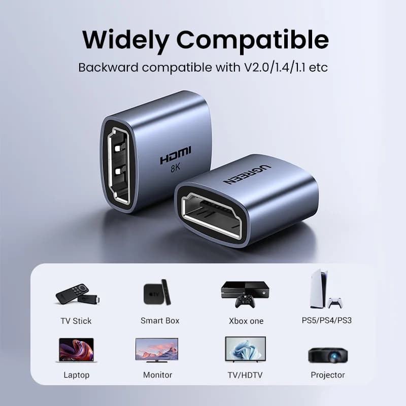 8K HDMI Hun-Hun Koblingsstykke
