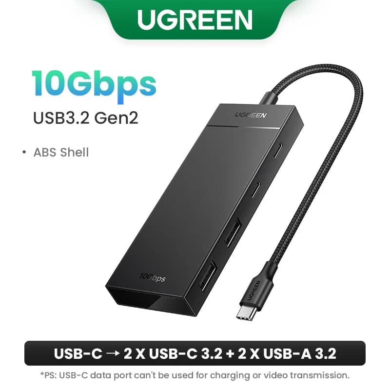 USB-C hub 4-porte 10Gbps Type-C adapter