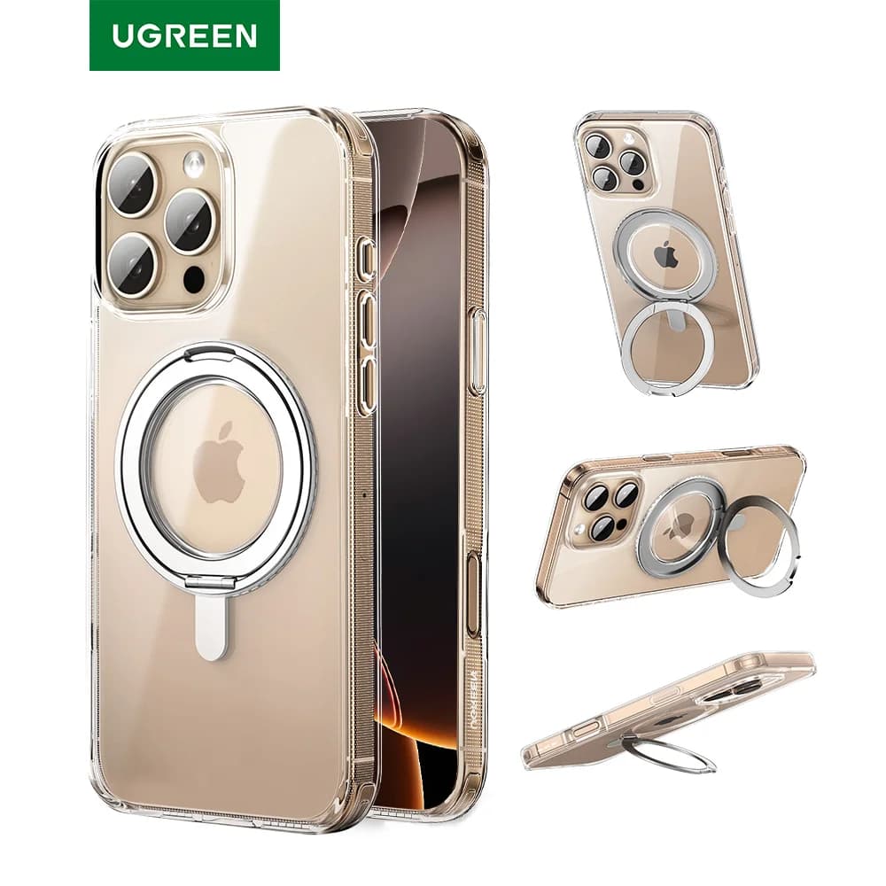 360° roterende magnetisk standcover til iPhone
