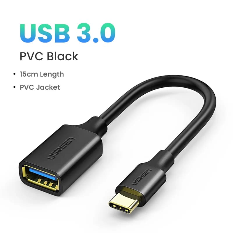 USB-C til USB 3.0 adapter, Thunderbolt 3 OTG