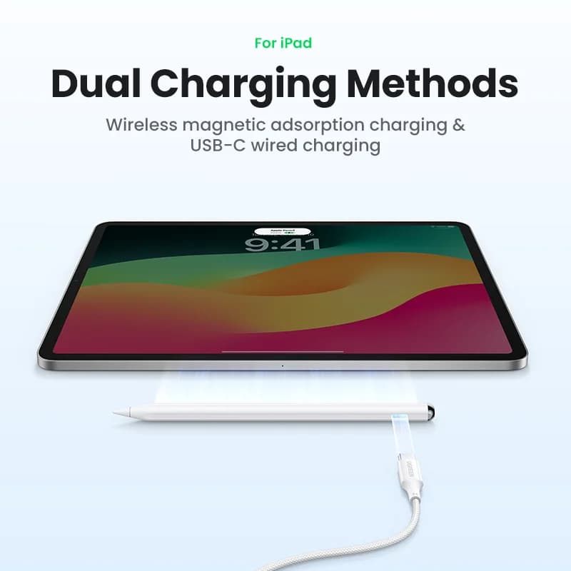 Trådløs styluspen med palmafvisning til iPad