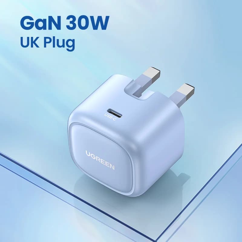30W GaN hurtigoplader med PD3.0 til iPhone og Android