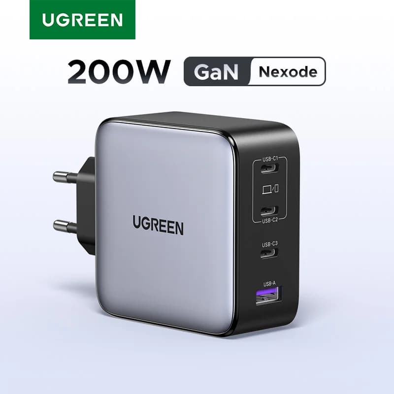 200W GaN rejseoplader med PD 3.1