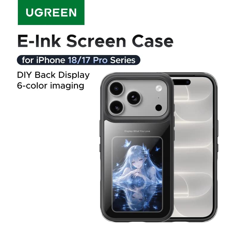 E-Ink-skærm magnetisk etui til iPhone Pro Max