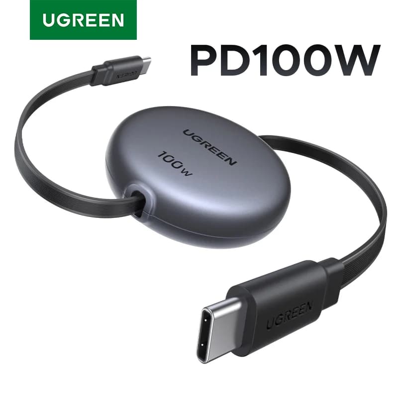 Tiltrækkelig USB-C til USB-C ladekabel 100W
