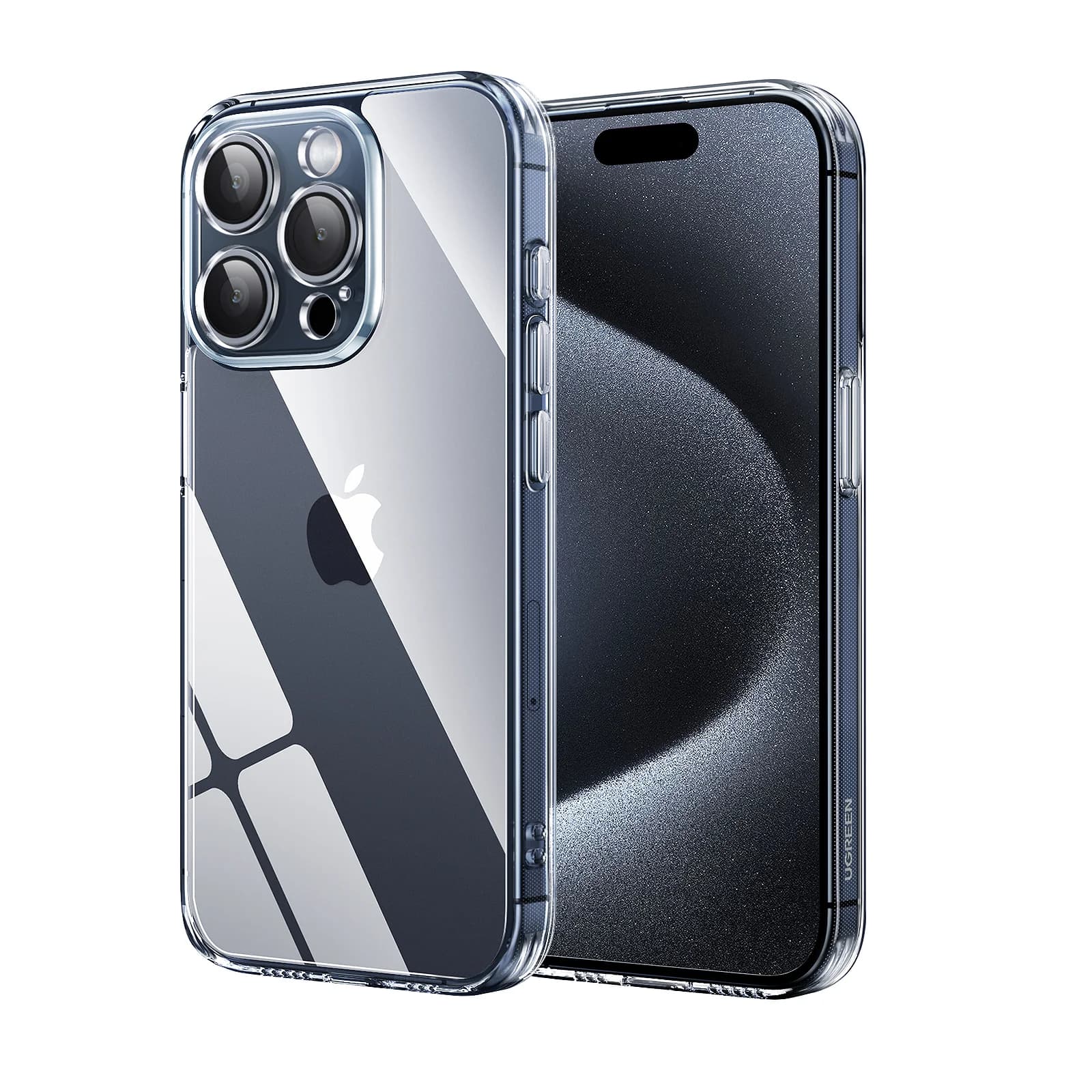 Klar stødabsorberende airbag-etui til iPhone