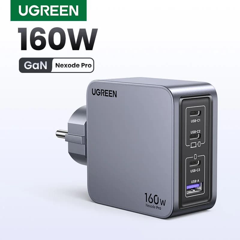 160W GaN USB-C-oplader med koreansk stik