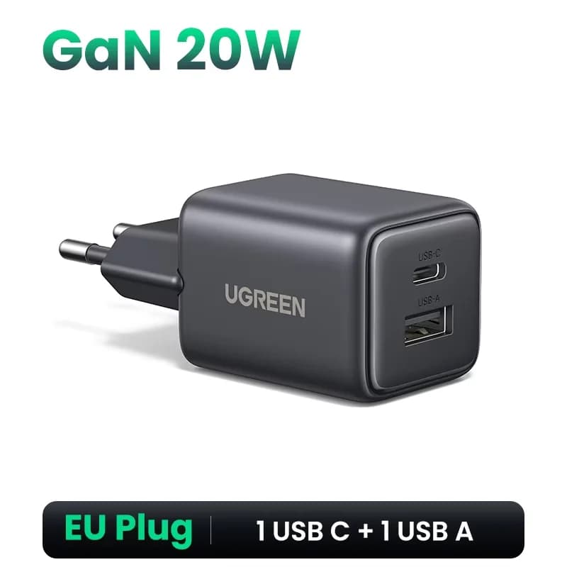 20W GaN USB-C PD-oplader