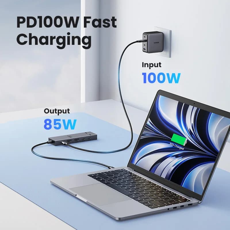 USB-C Hub med 4K HDMI & 100W PD