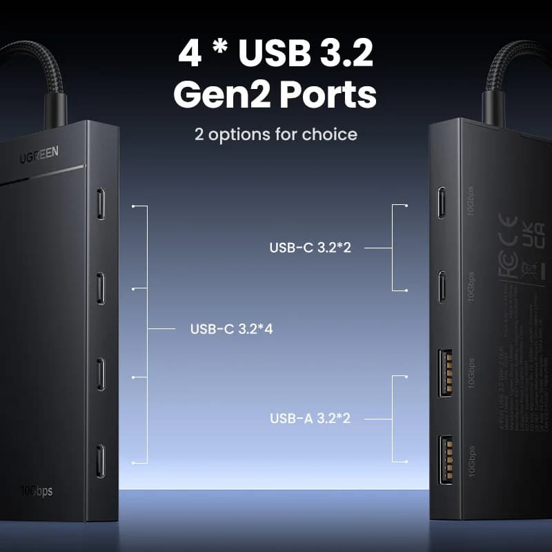 USB-C hub 4-porte 10Gbps Type-C adapter