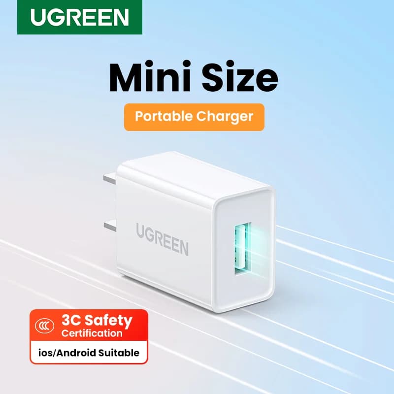 5V 1A USB-væglader til mobiltelefoner