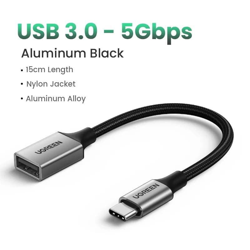 USB-C til USB 3.0 OTG dataadapter