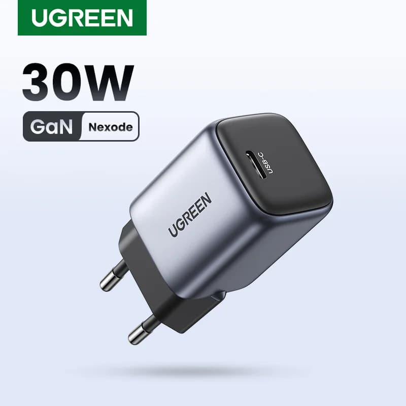30W GaN hurtigoplader med PD3.0 til iPhone og Android