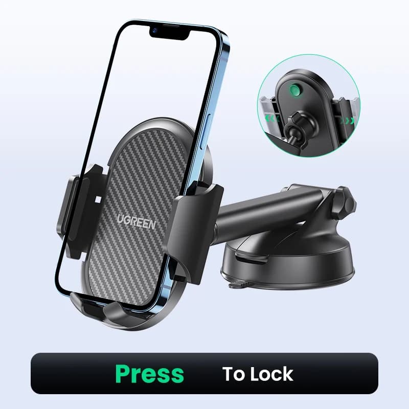 Gravity Sugerkop Bil Telefonholder Montering