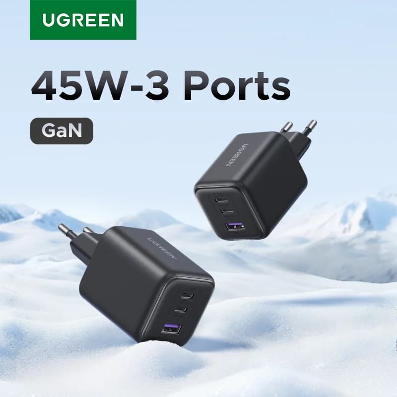 45W GaN USB-C PD-oplader med PPS