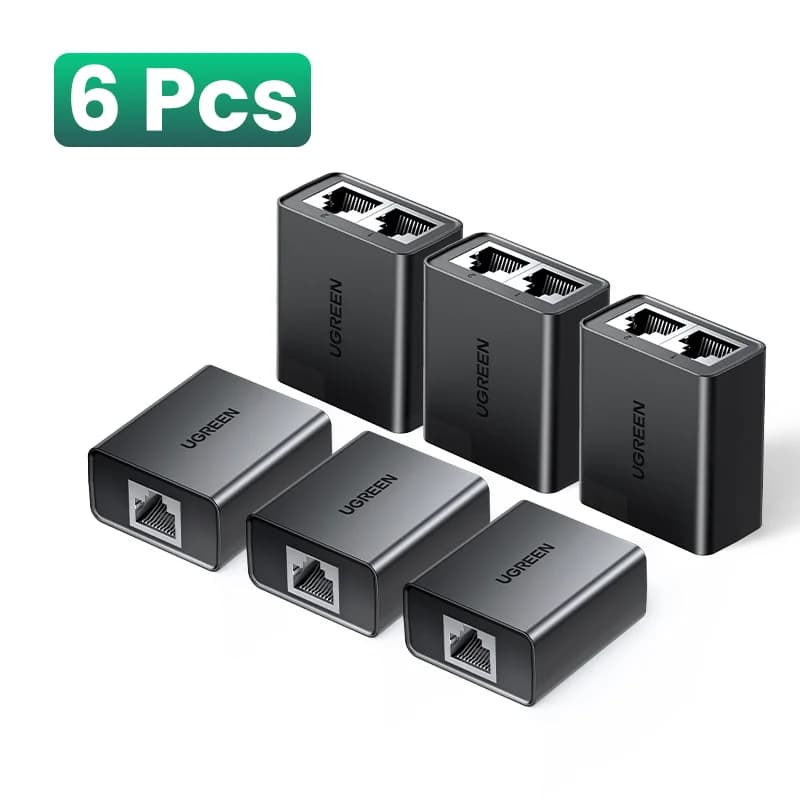 RJ45 Ethernet splitter 1 til 2 netværksadapter