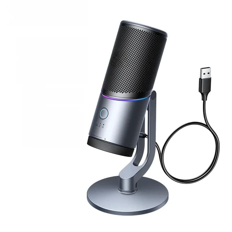 Professionel USB kondensatormikrofon med RGB