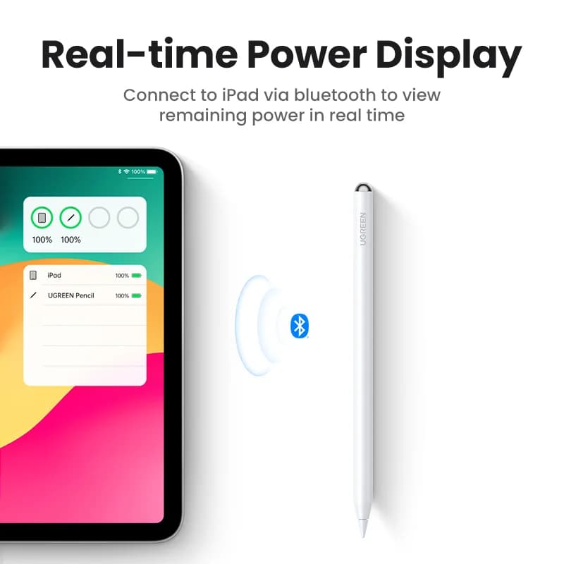Trådløs styluspen med palmafvisning til iPad