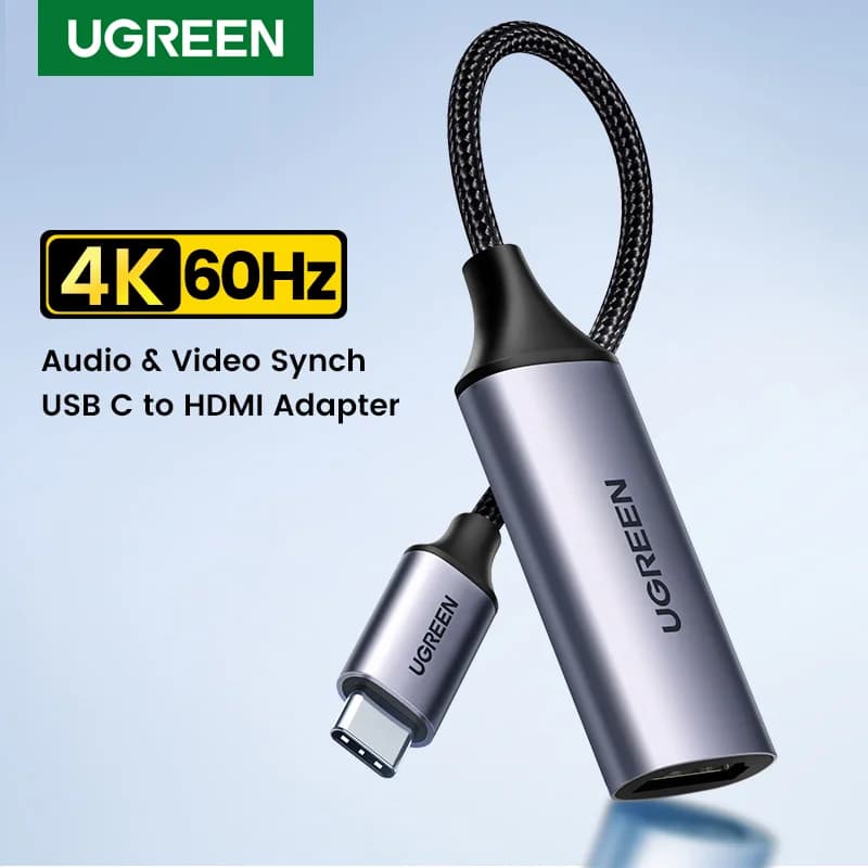 USB-C til HDMI kabel, 4K videoadapter