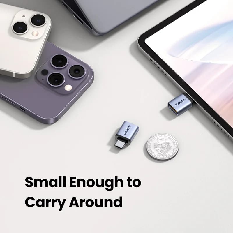 USB-C til USB-A hun OTG adapter