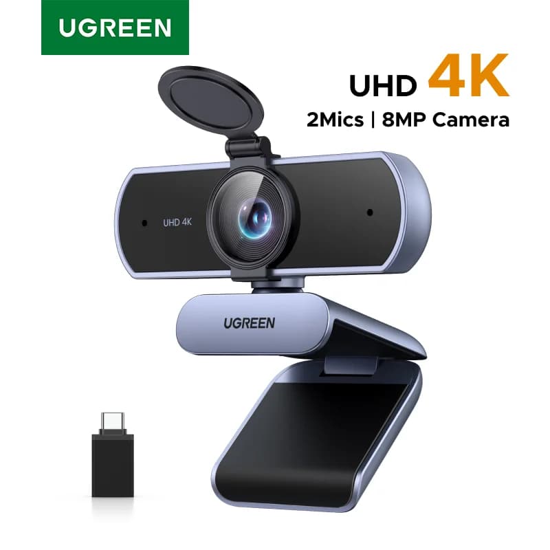 4K Webcam, 8MP, Autofokus, Dual-mikrofoner