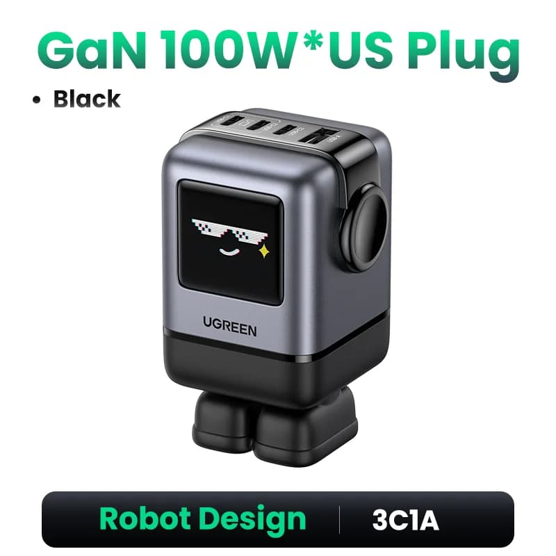 100W GaN USB-C Hurtigoplader med PPS
