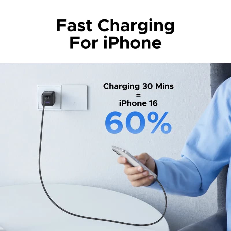 45W GaN USB-C PD-oplader med PPS