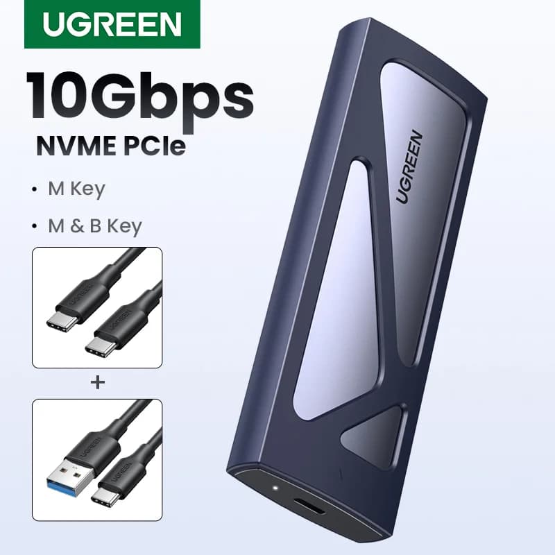 M.2 NVMe SSD kabinet USB-C 5Gbps