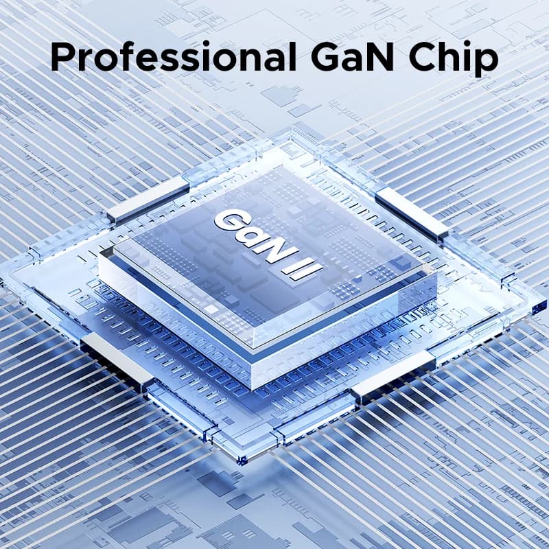 45W GaN USB-C Hurtigoplader, UK Stik