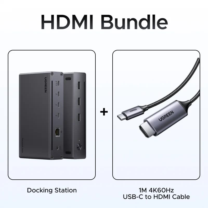 Thunderbolt 4 dockingstation 8-i-1 40Gbps