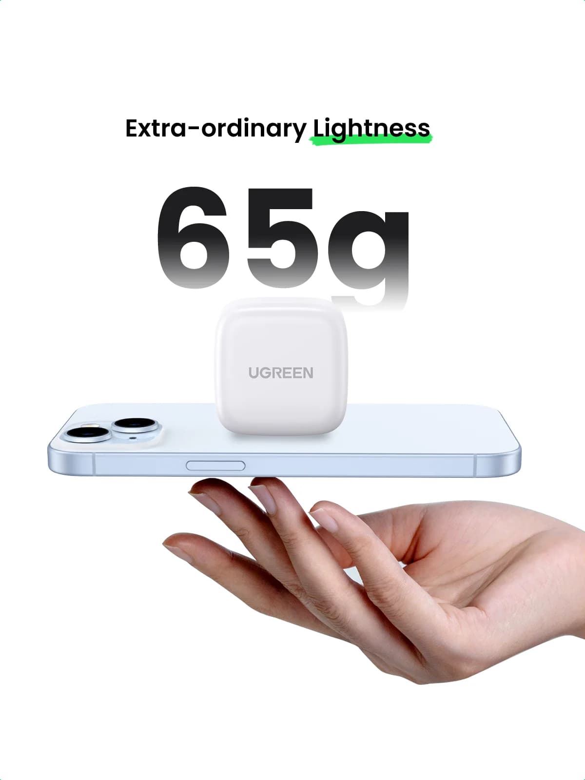 20W USB-C Hurtiglader med UK-stik