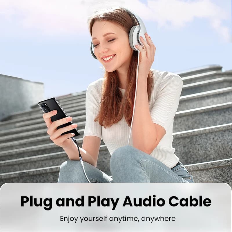 USB-C til 3,5 mm DAC hovedtelefonadapter