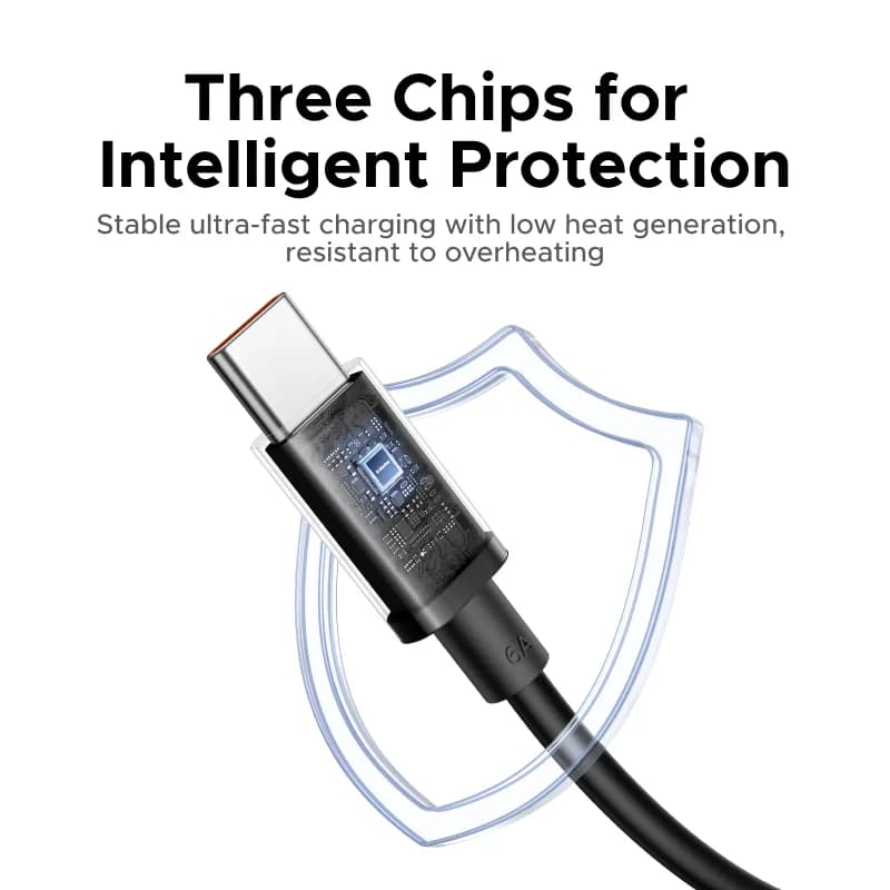 100W SCP Hurtigopladnings USB-C-kabel til Huawei og Honor