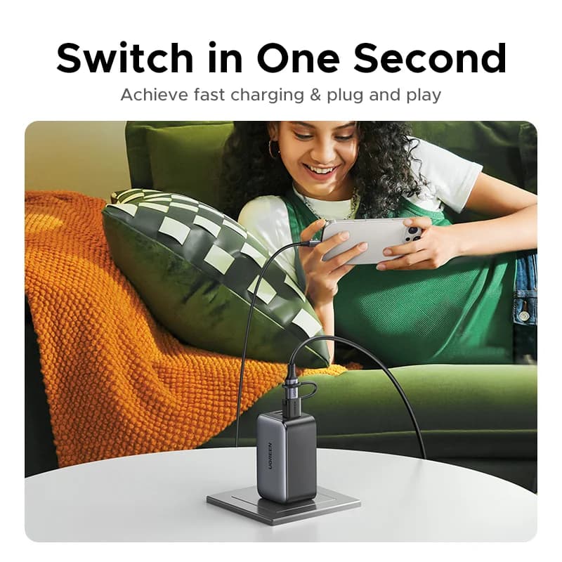 USB-A til USB-C OTG Adapter, USB 3.1, 18W