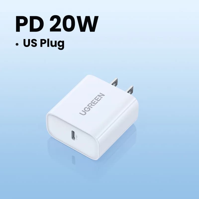 20W USB-C væglader, QC4.0 PD