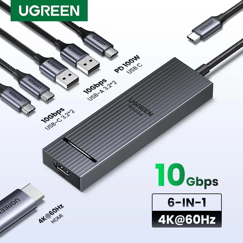 USB-C Hub med 4K HDMI & 100W PD