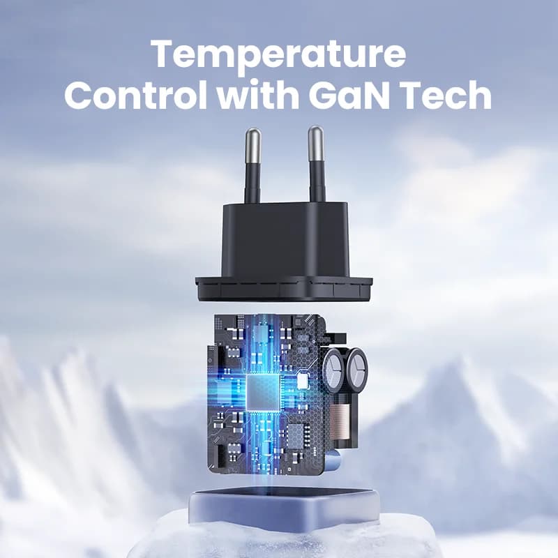 35W GaN USB-C PD Hurtiglader