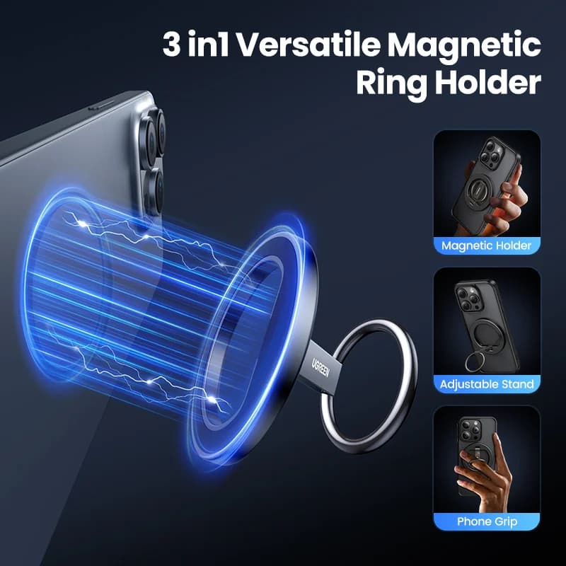 360° roterende magnetisk telefonsmøller-holder